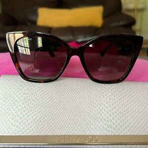 Jimmy Choo Tortoiseshell Sunglasses